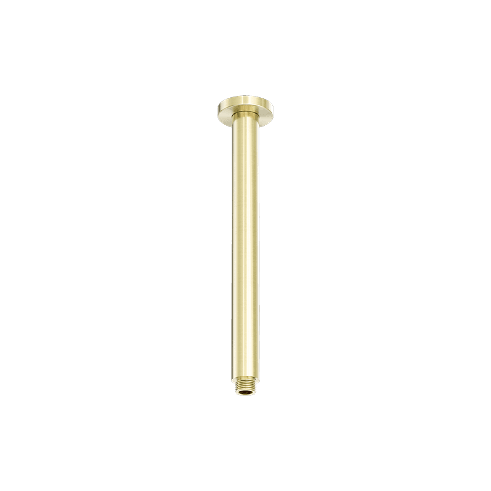 Zen SS316L Round Ceiling Arm 300mm Length | Brushed Gold gallery detail image