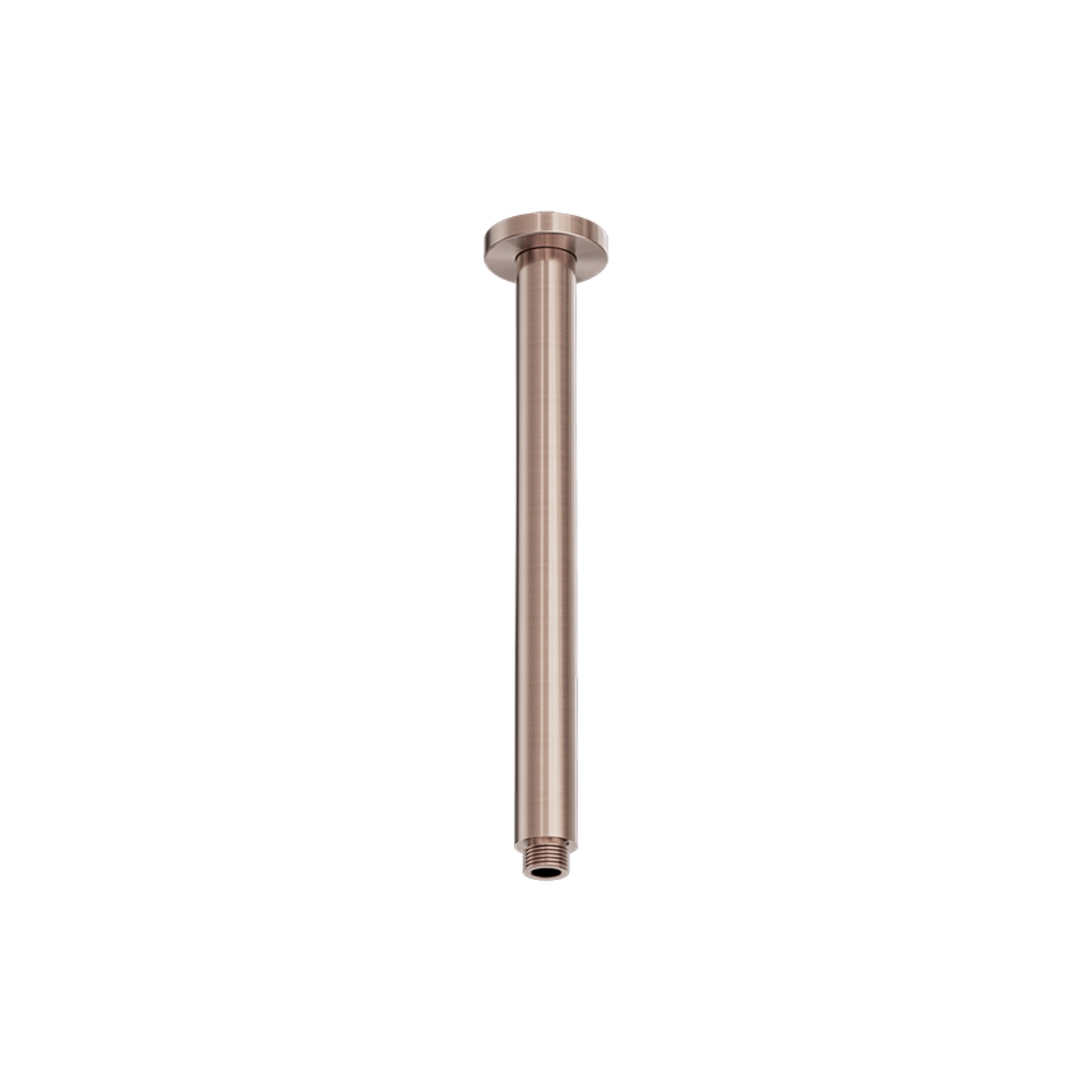Zen SS316L Round Ceiling Arm 300mm Length | Brushed Bronze gallery detail image
