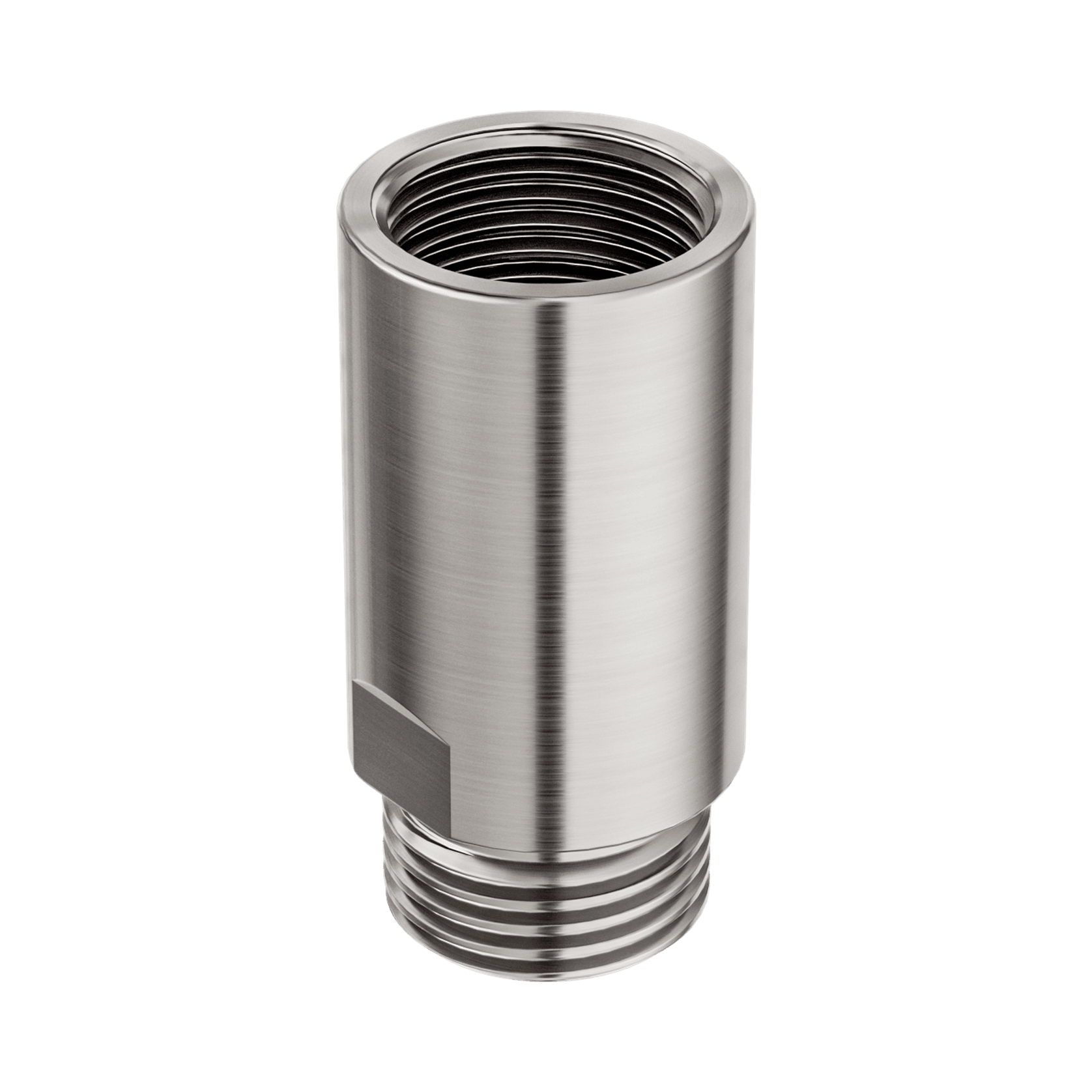 Dual Check Valve Male X Female G1/2 Brushed Nickel gallery detail image