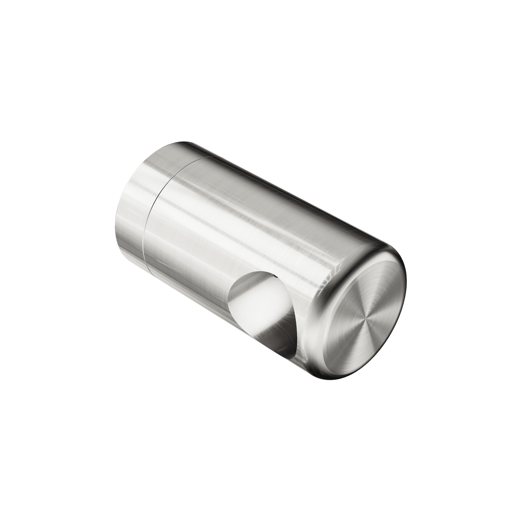 Mecca Care Make Your Own 25mm Grab Rail End Bracket Brushed Nickel gallery detail image