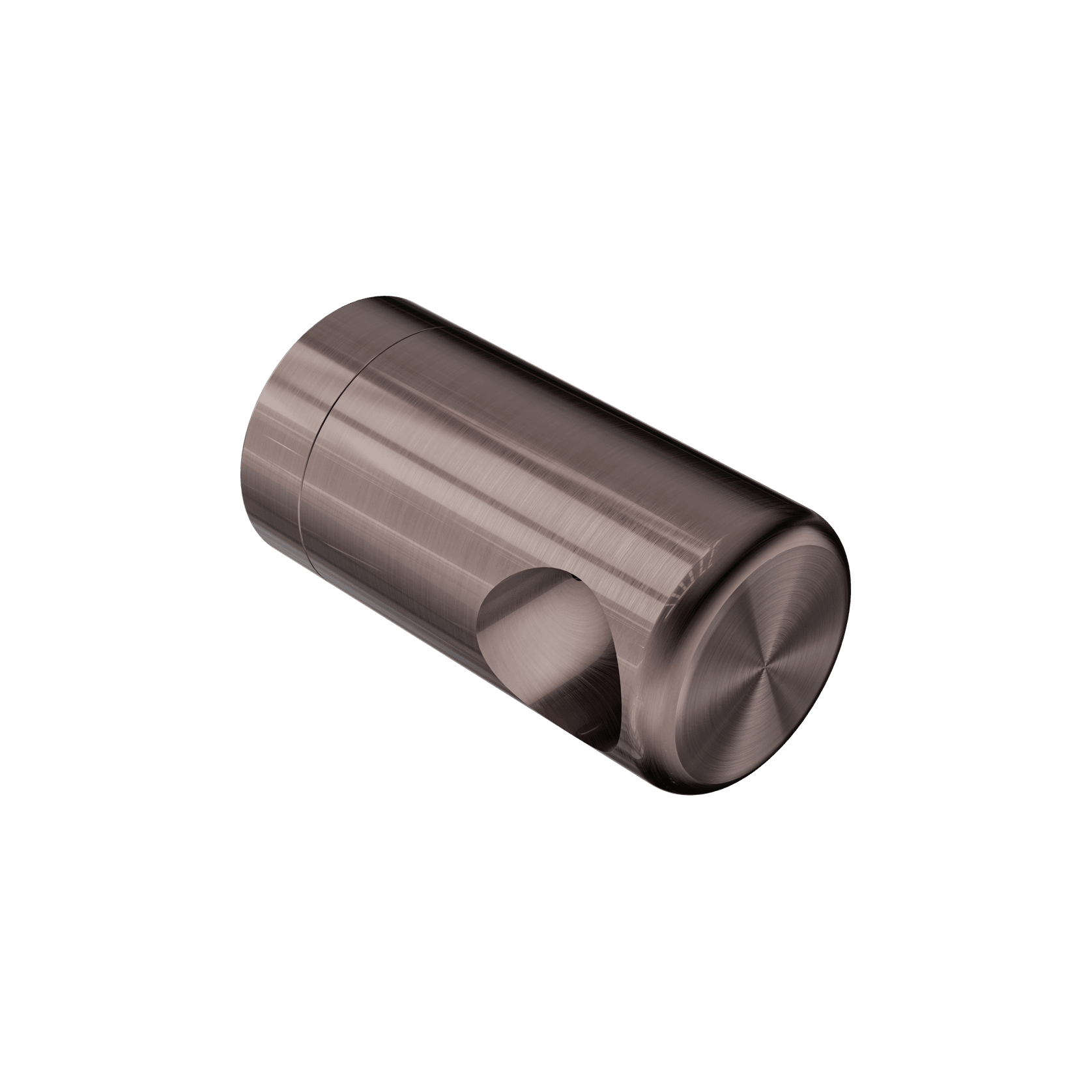Mecca Care Make Your Own 25mm Grab Rail End Bracket Brushed Bronze gallery detail image