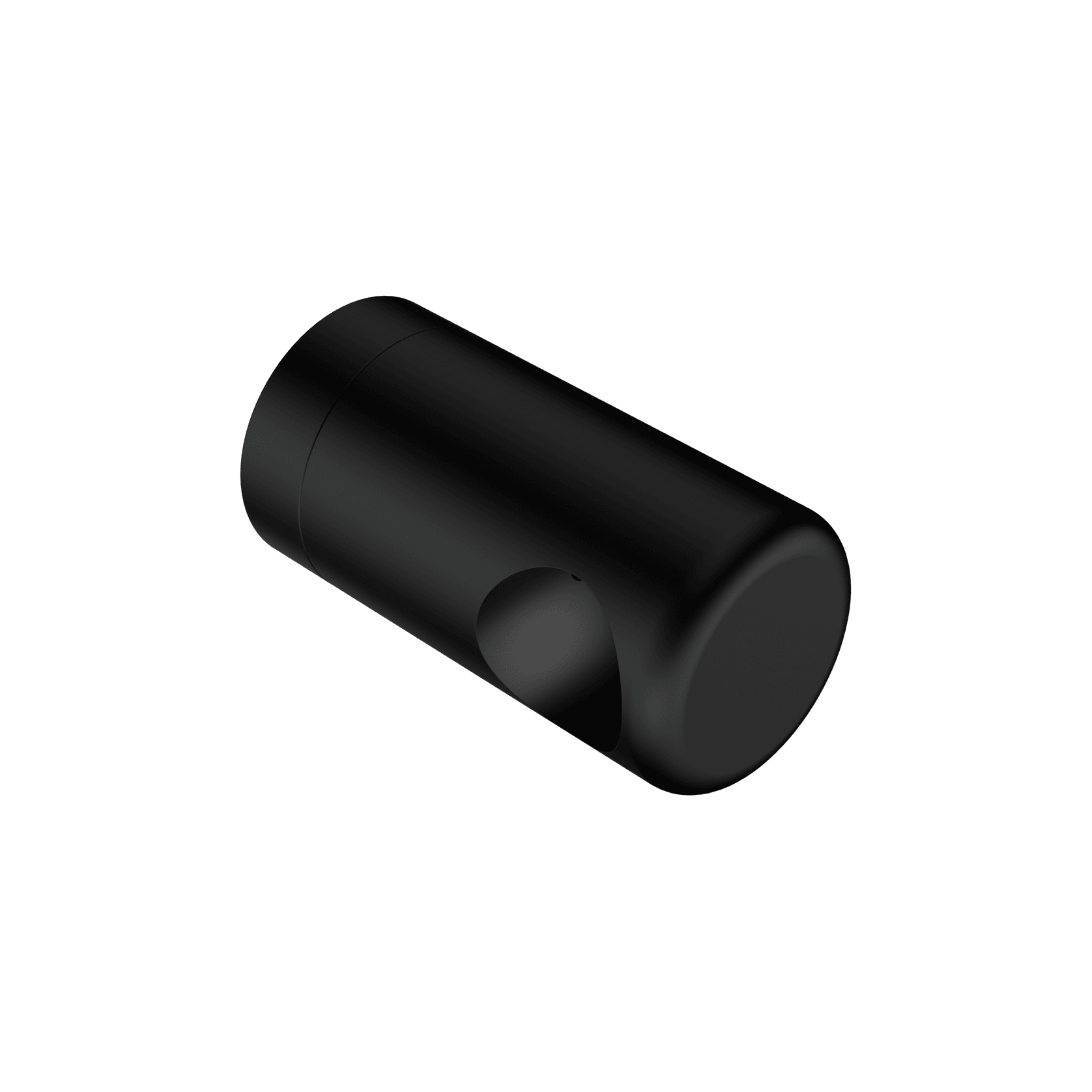 Mecca Care Make Your Own 25mm Grab Rail End Bracket Matte Black gallery detail image