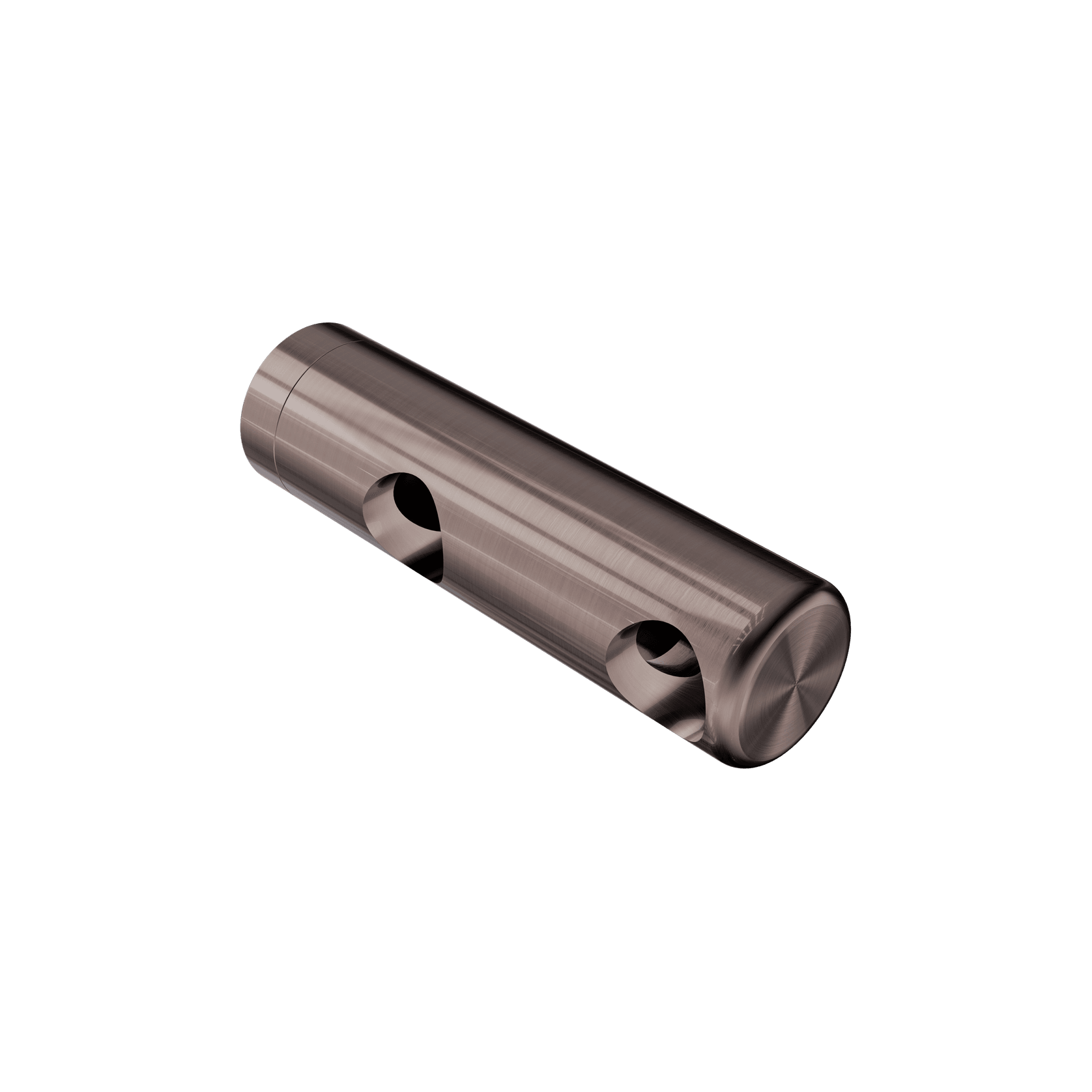 Mecca Care Make Your Own 25mm Grab Rail Double Towel Bracket Right Brushed Bronze gallery detail image