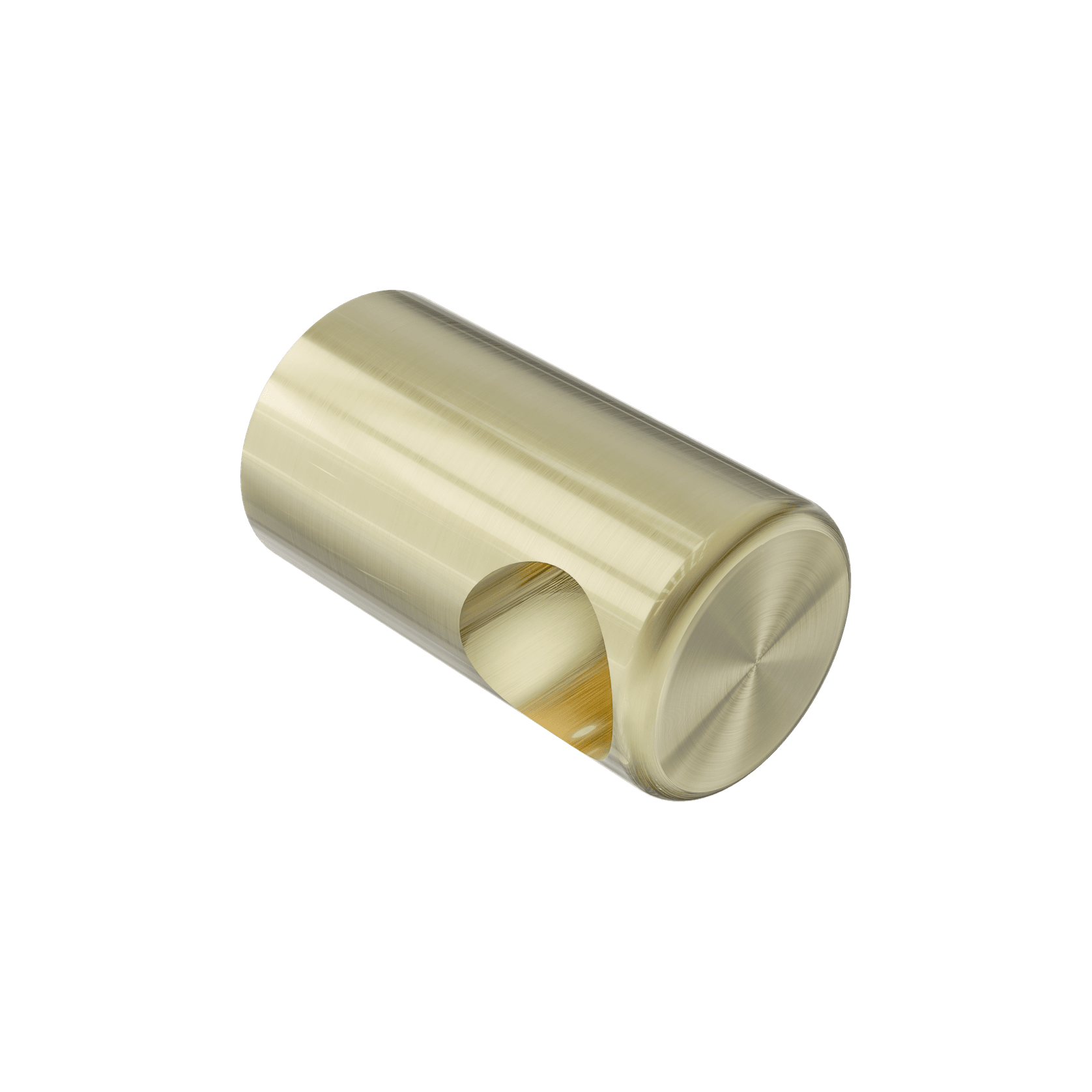 Mecca Care Make Your Own 32mm Grab Rail End Bracket Brushed Gold gallery detail image