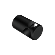 Mecca Care Make Your Own 32mm Grab Rail T Bar Bracket Matte Black gallery detail image