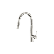 Dolce Pull Out Sink Mixer With Vegie Spray Function Brushed Nickel gallery detail image