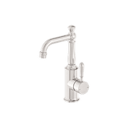 York Basin Mixer With Metal Lever Brushed Nickel gallery detail image