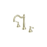York Basin Set With Metal Lever Aged Brass gallery detail image