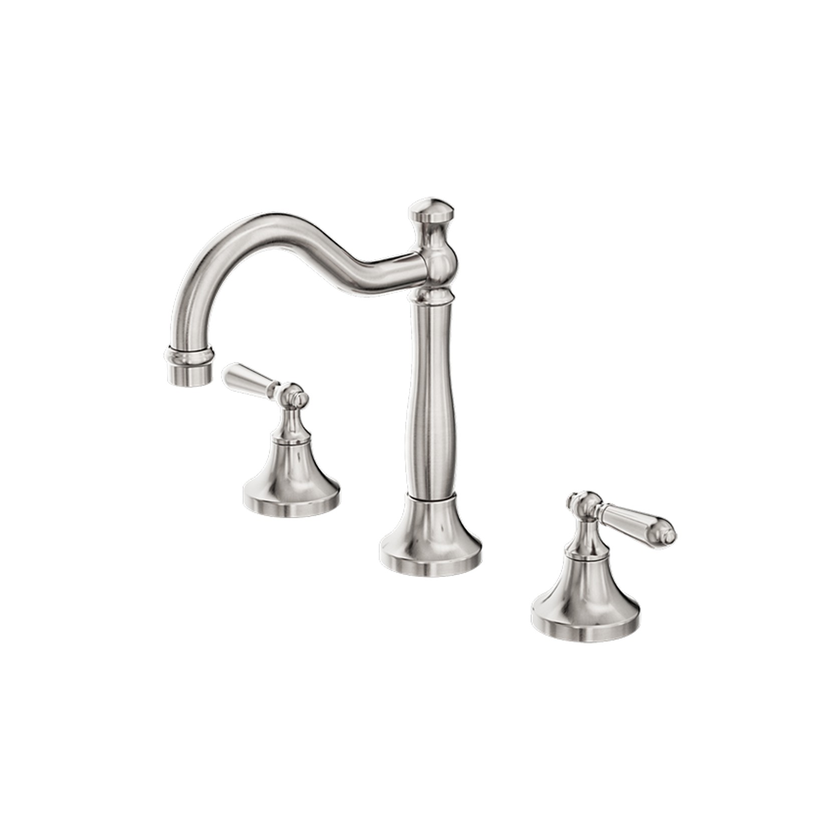 York Basin Set With Metal Lever Brushed Nickel gallery detail image