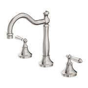 York Basin Set With Metal Lever Brushed Nickel gallery detail image