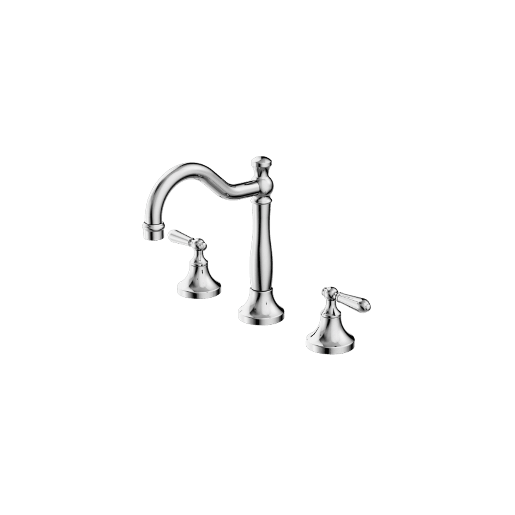 York Basin Set With Metal Lever Chrome gallery detail image