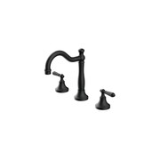 York Basin Set With Metal Lever Matte Black gallery detail image