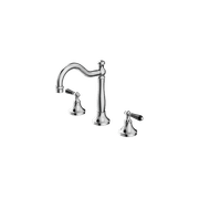 York Basin Set With Black Porcelain Lever Chrome gallery detail image