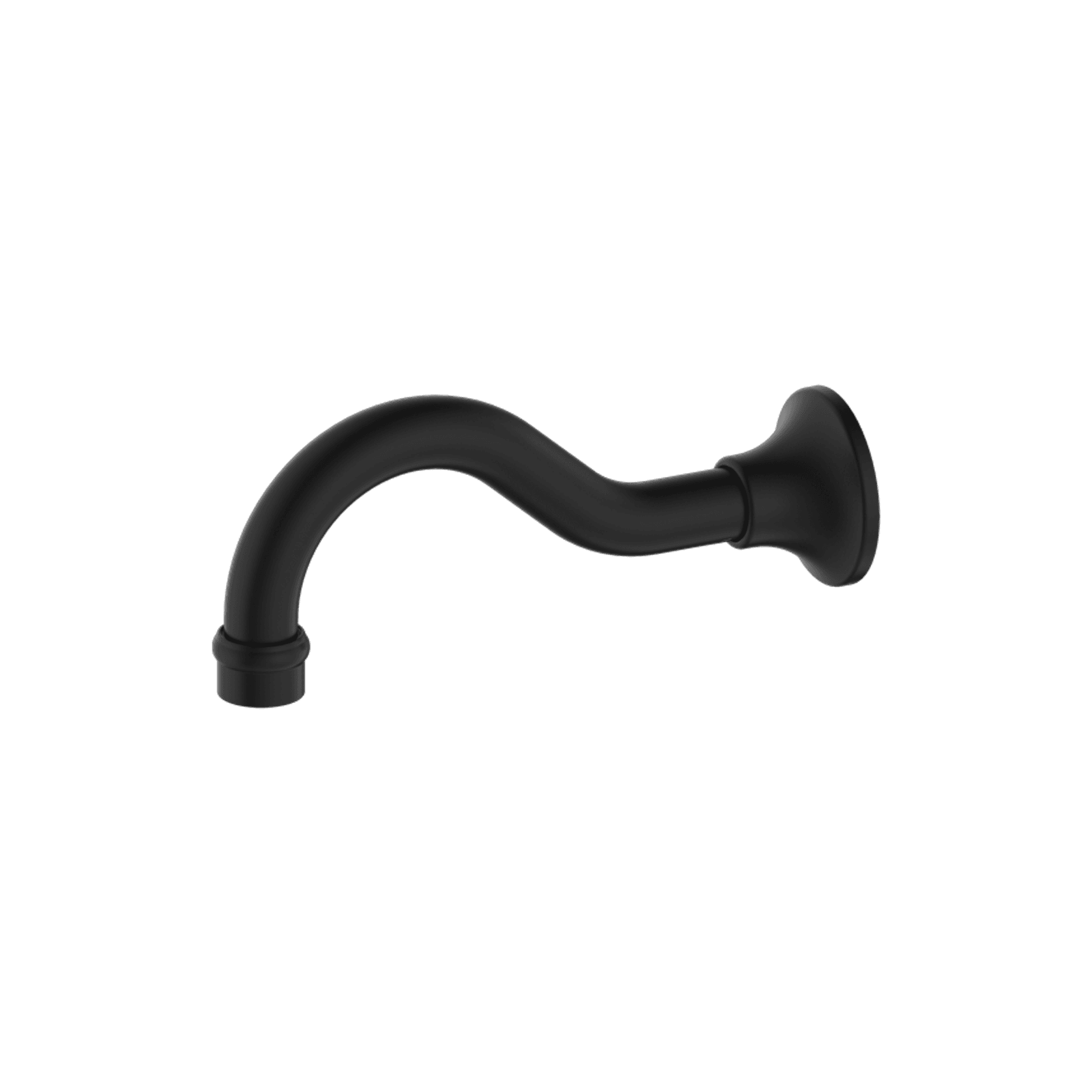 York Bath Spout Only Matte Black gallery detail image