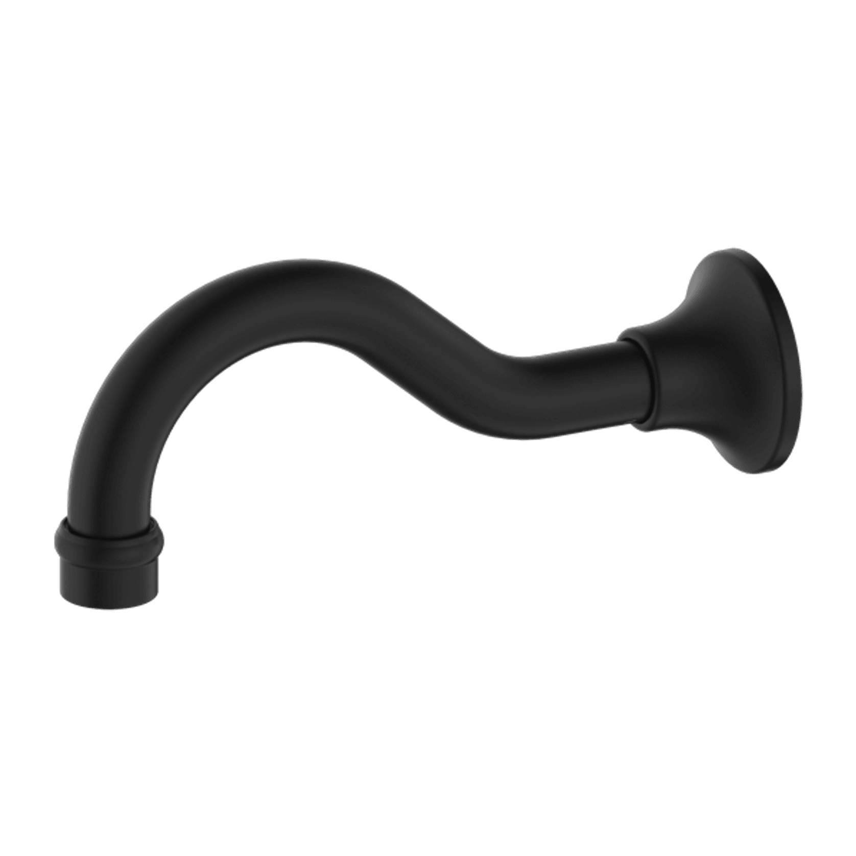 York Bath Spout Only Matte Black gallery detail image