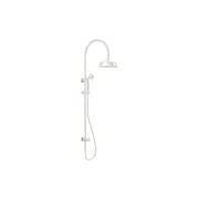 York Twin Shower With Metal Hand Shower Brushed Nickel gallery detail image