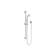 York Shower Rail With Metal Hand Shower Brushed Nickel gallery detail image