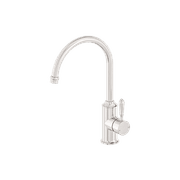 York Kitchen Mixer Gooseneck Spout With Metal Lever Brushed Nickel gallery detail image