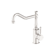 York Kitchen Mixer Hook Spout With Metal Lever Brushed Nickel gallery detail image