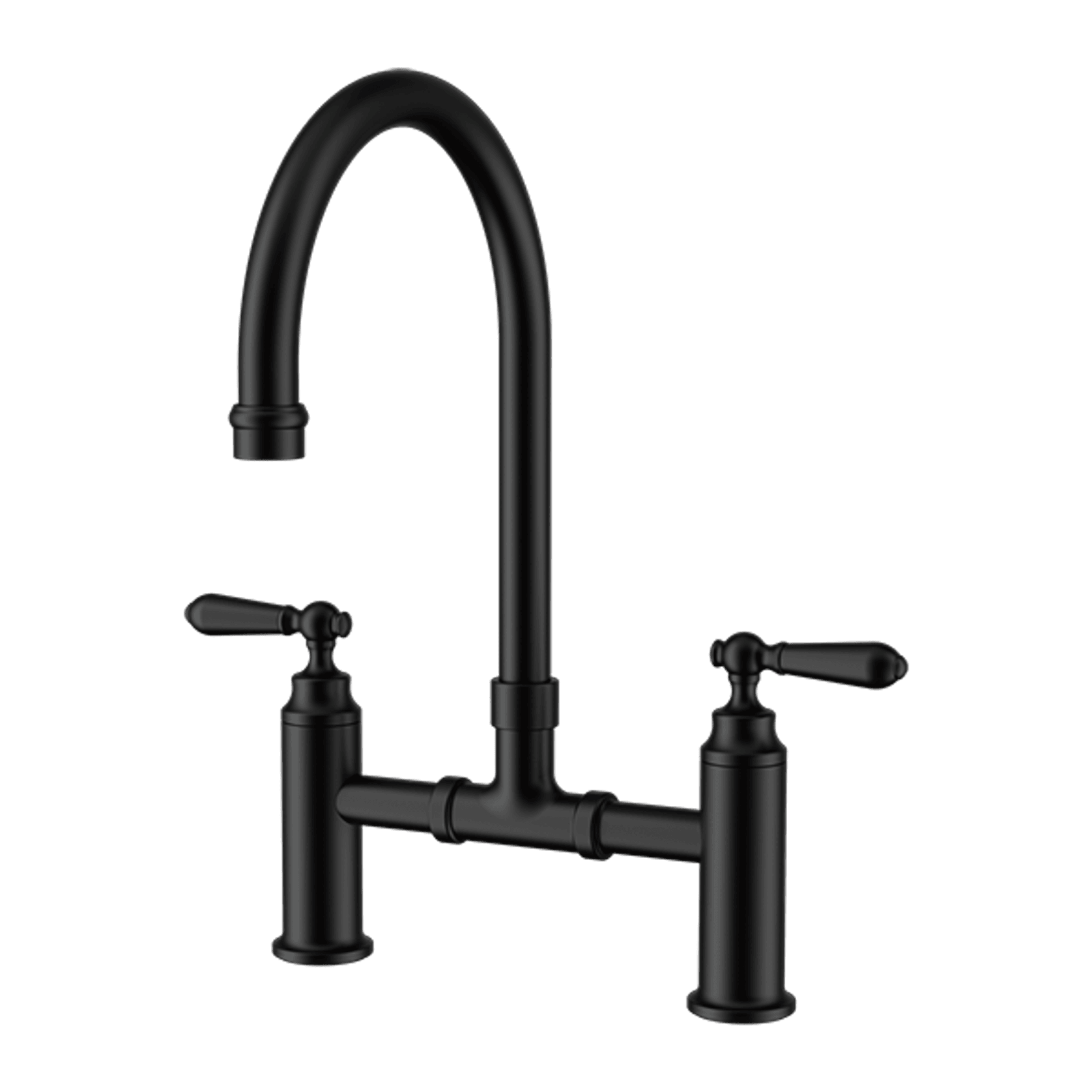 York Bridge Kitchen Set Matte Black gallery detail image