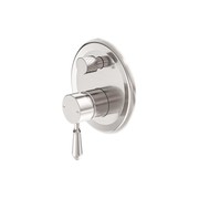 York Shower Mixer With Divertor With Metal Lever Brushed Nickel gallery detail image