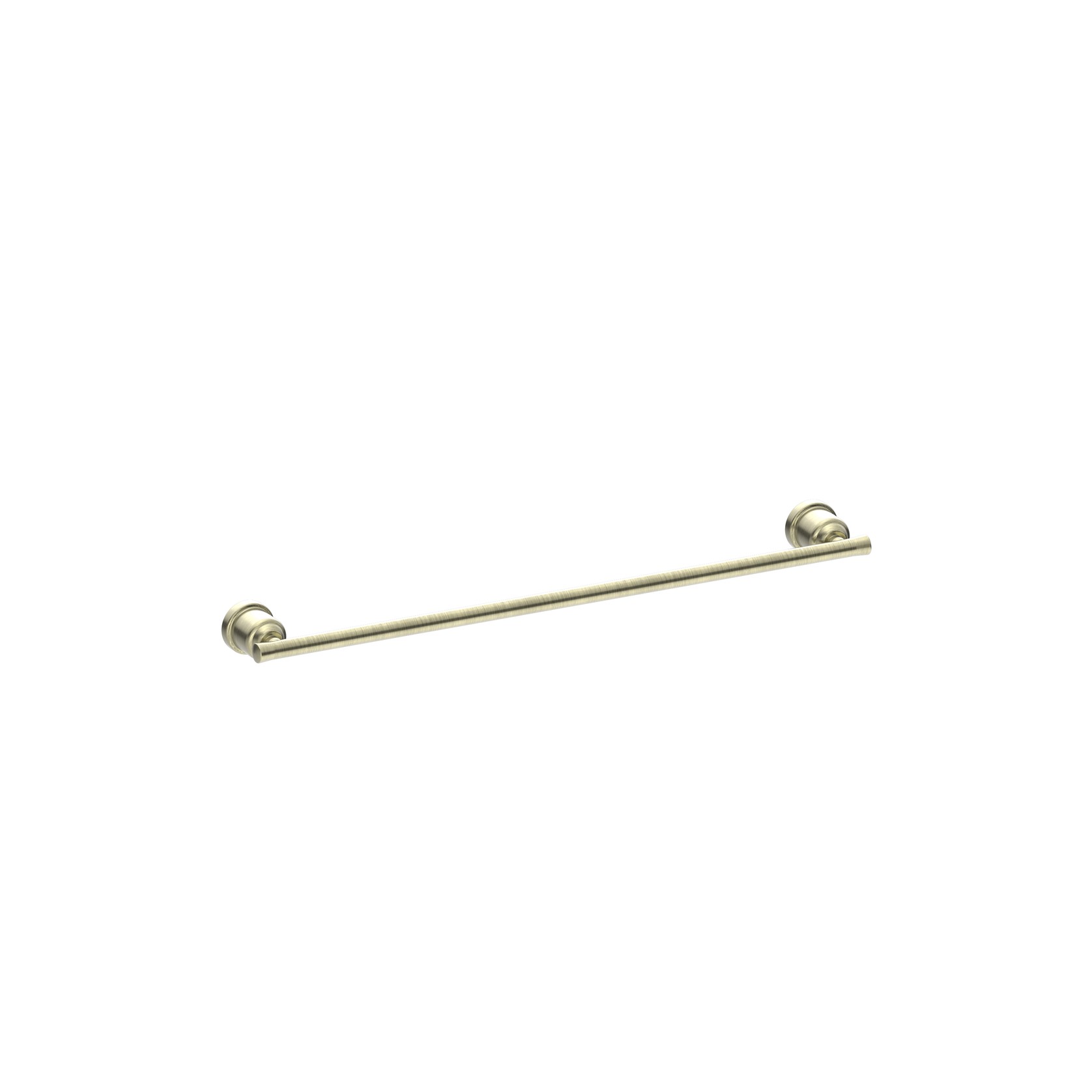 York Single Towel Rail 600mm Aged Brass gallery detail image