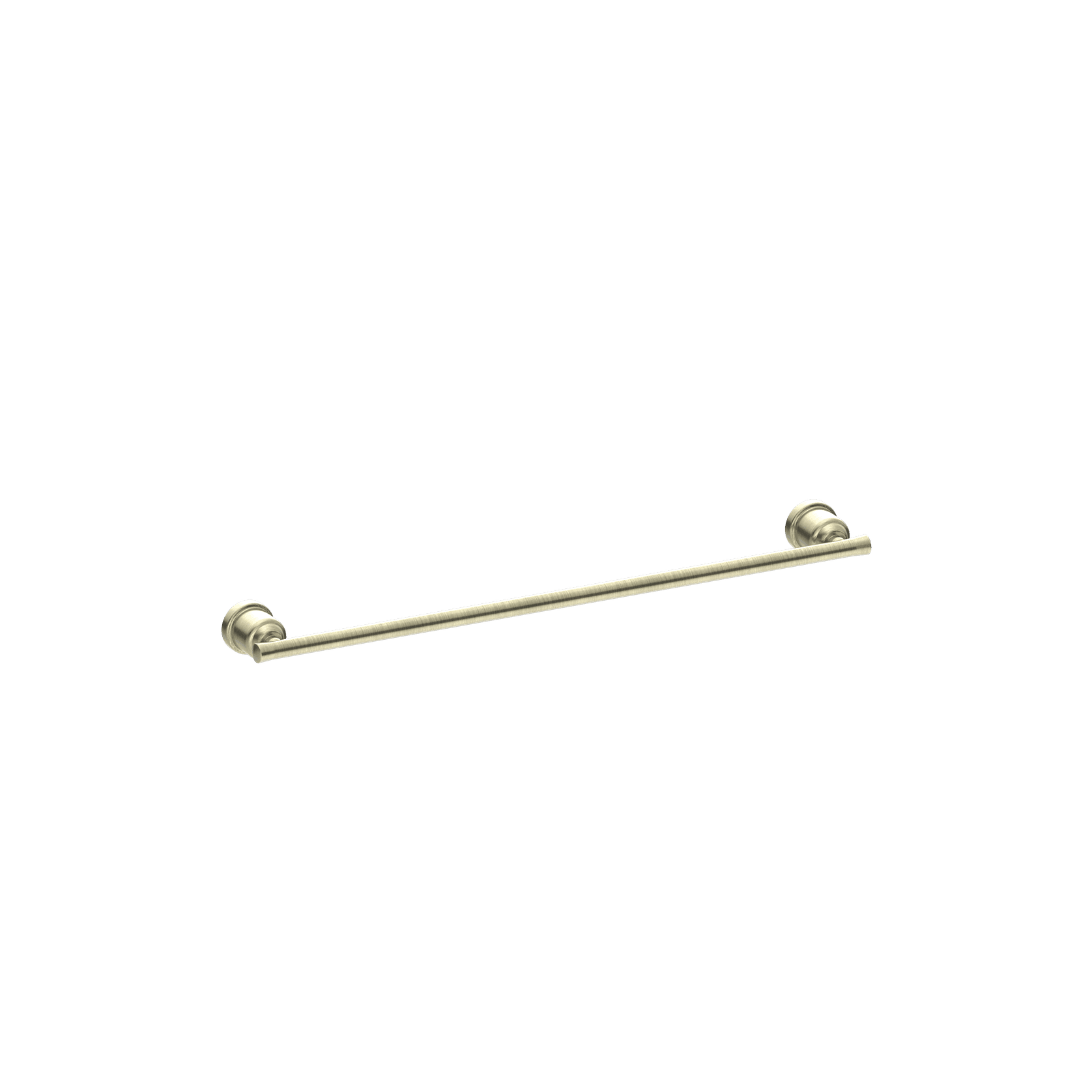 York Single Towel Rail 600mm Aged Brass gallery detail image