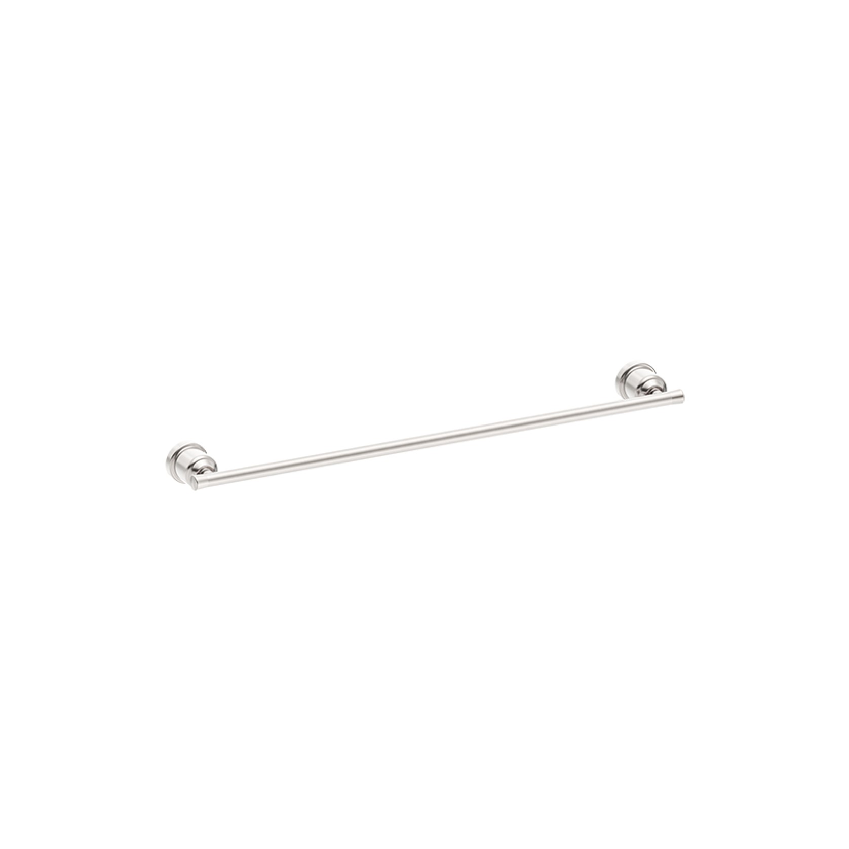 York Single Towel Rail 600mm Brushed Nickel gallery detail image