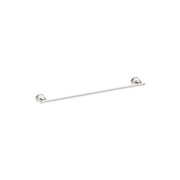York Single Towel Rail 600mm Brushed Nickel gallery detail image
