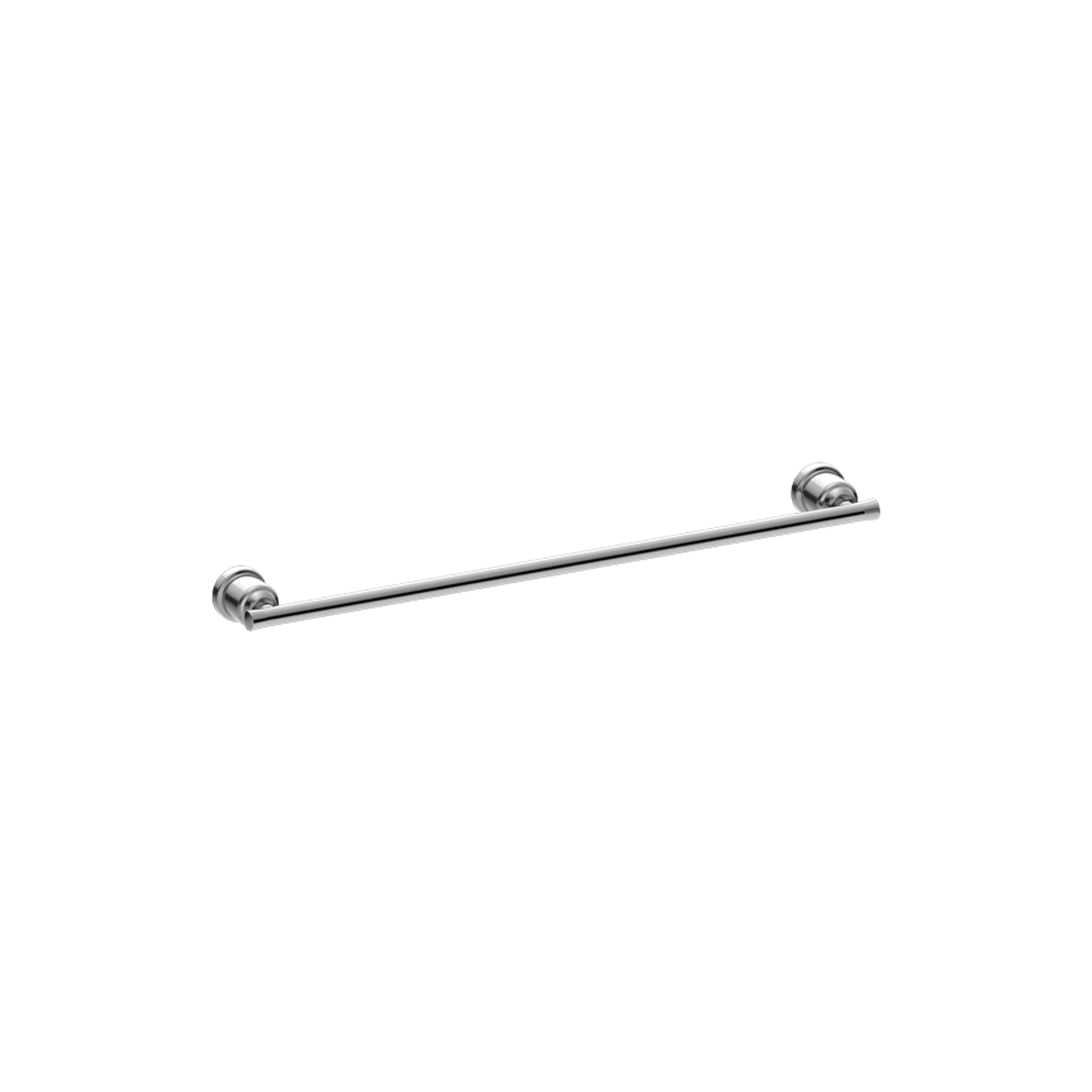 York Single Towel Rail 600mm Chrome gallery detail image