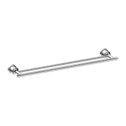York Double Towel Rail 600mm Chrome gallery detail image