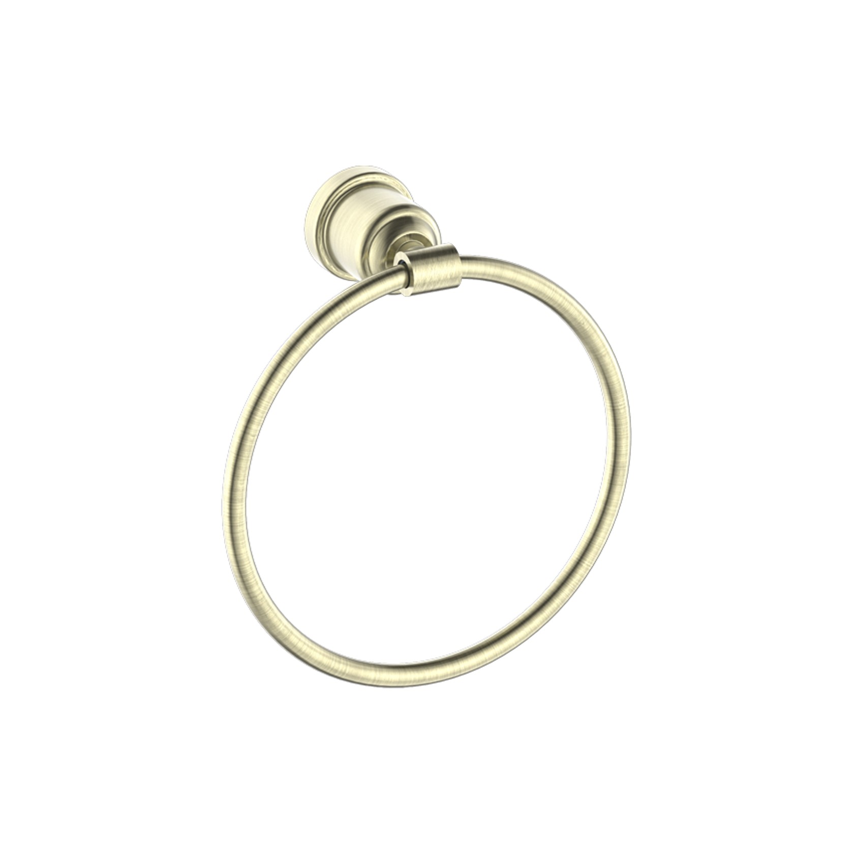 York Towel Ring Aged Brass gallery detail image
