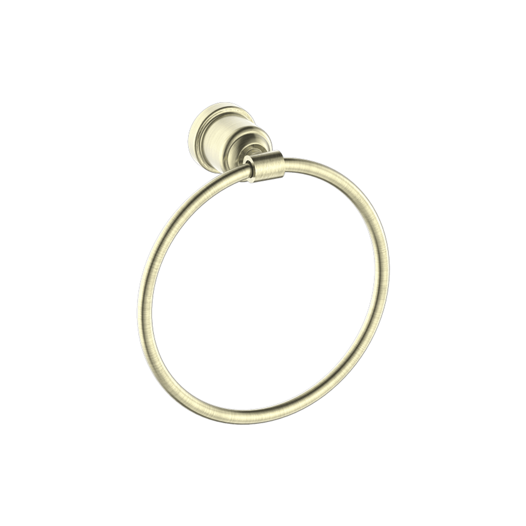 York Towel Ring Aged Brass gallery detail image