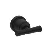 York Robe Hook Matte Black gallery detail image