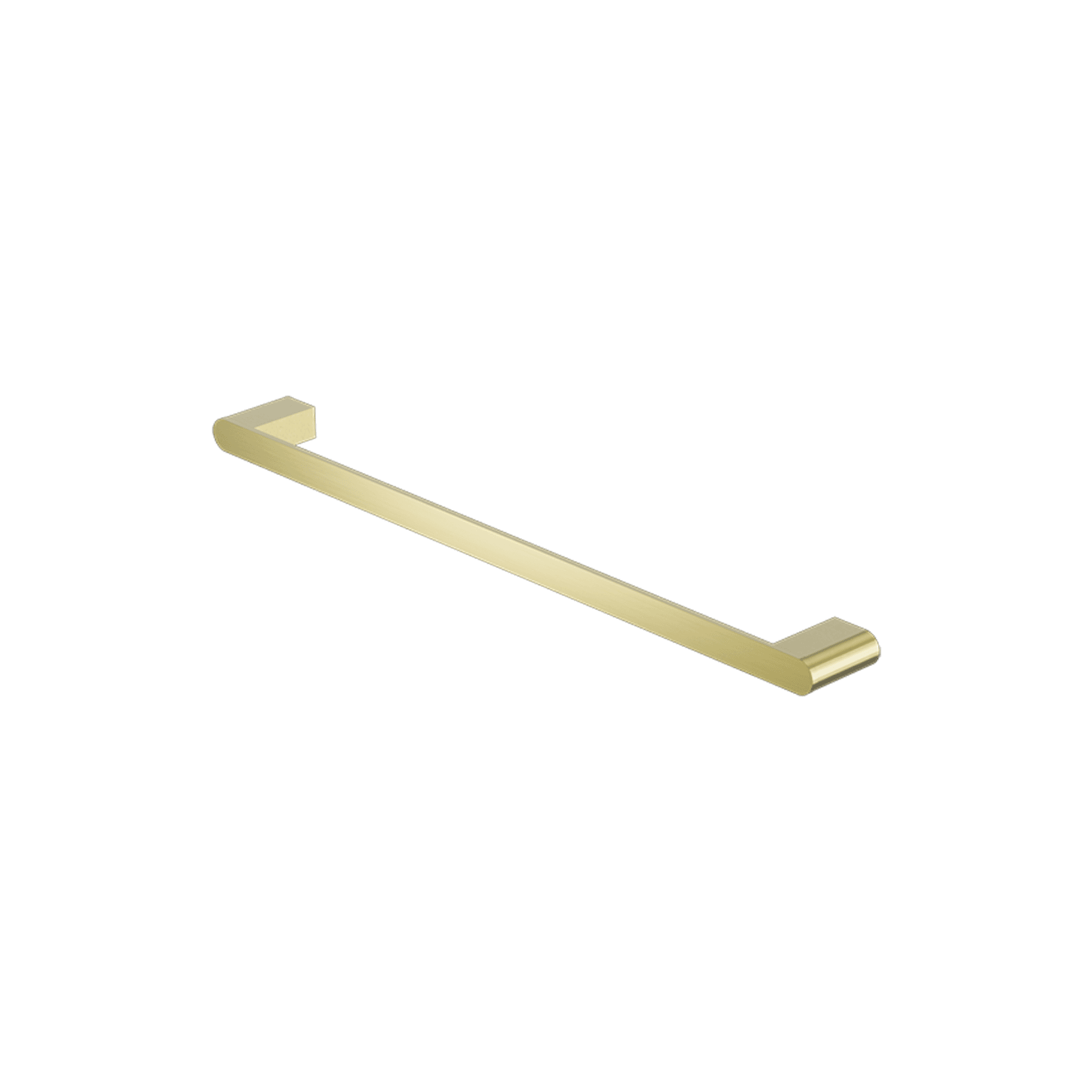 Bianca Single Towel Rail 600mm | Brushed Gold gallery detail image