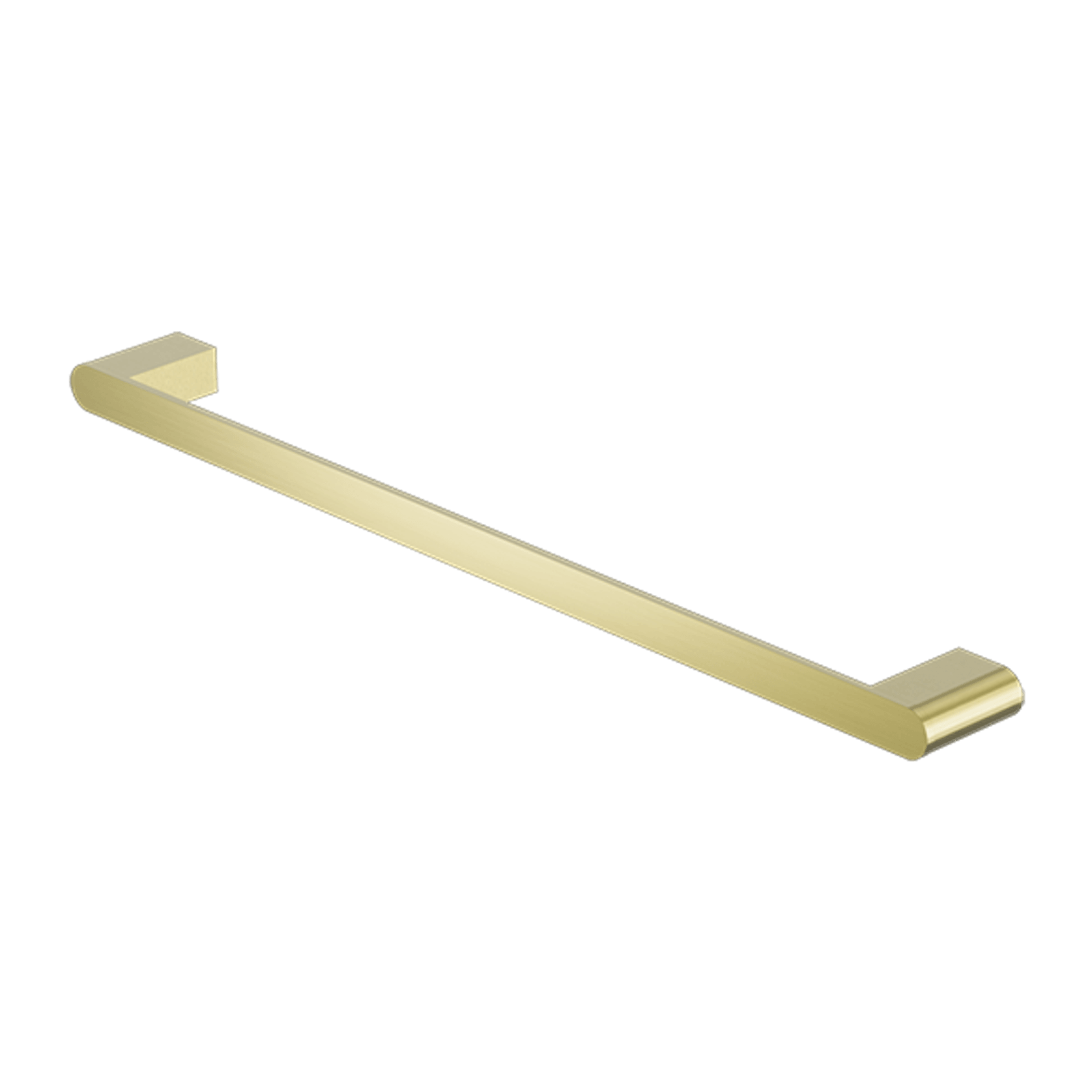 Bianca Single Towel Rail 600mm | Brushed Gold gallery detail image