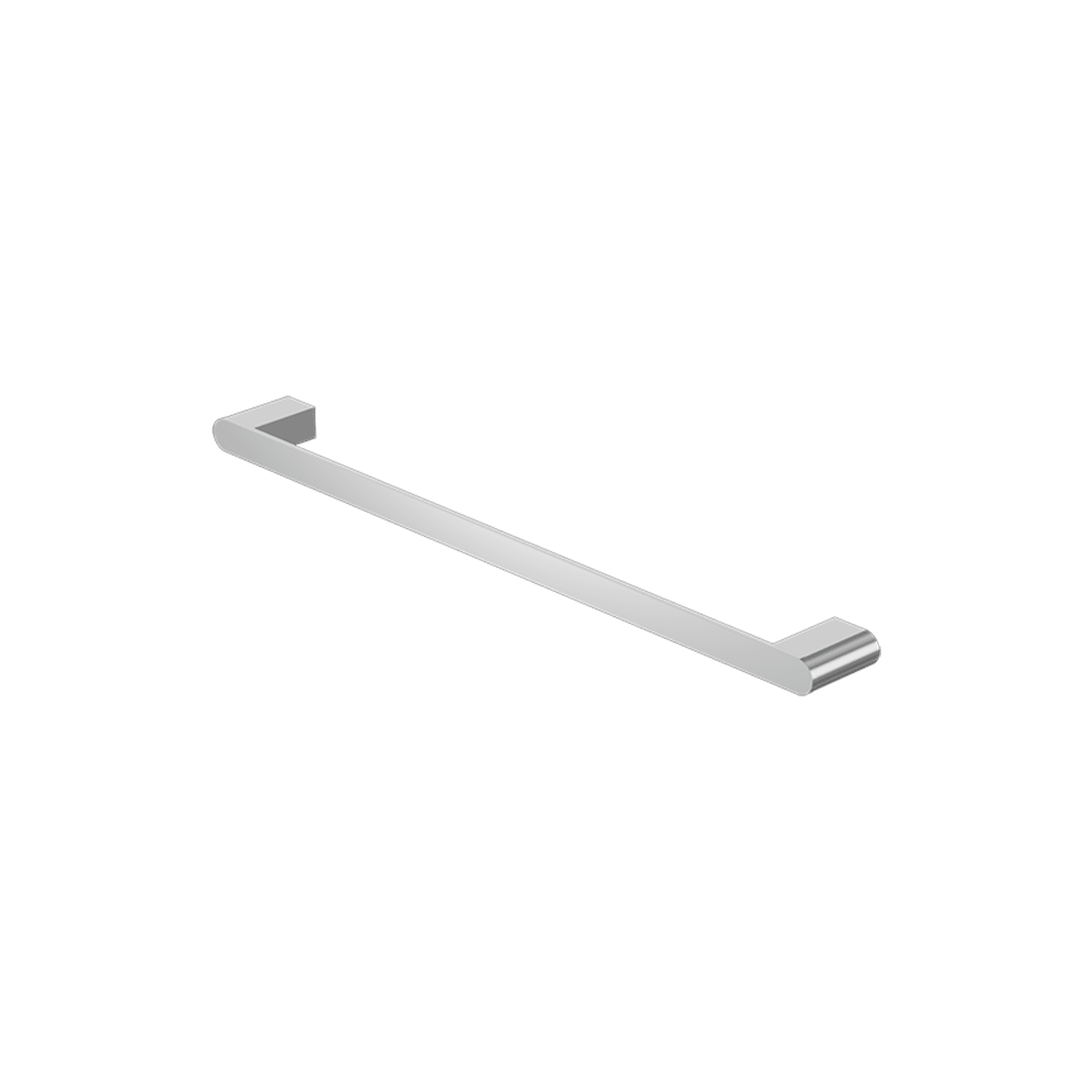 Bianca Single Towel Rail 600mm | Chrome gallery detail image