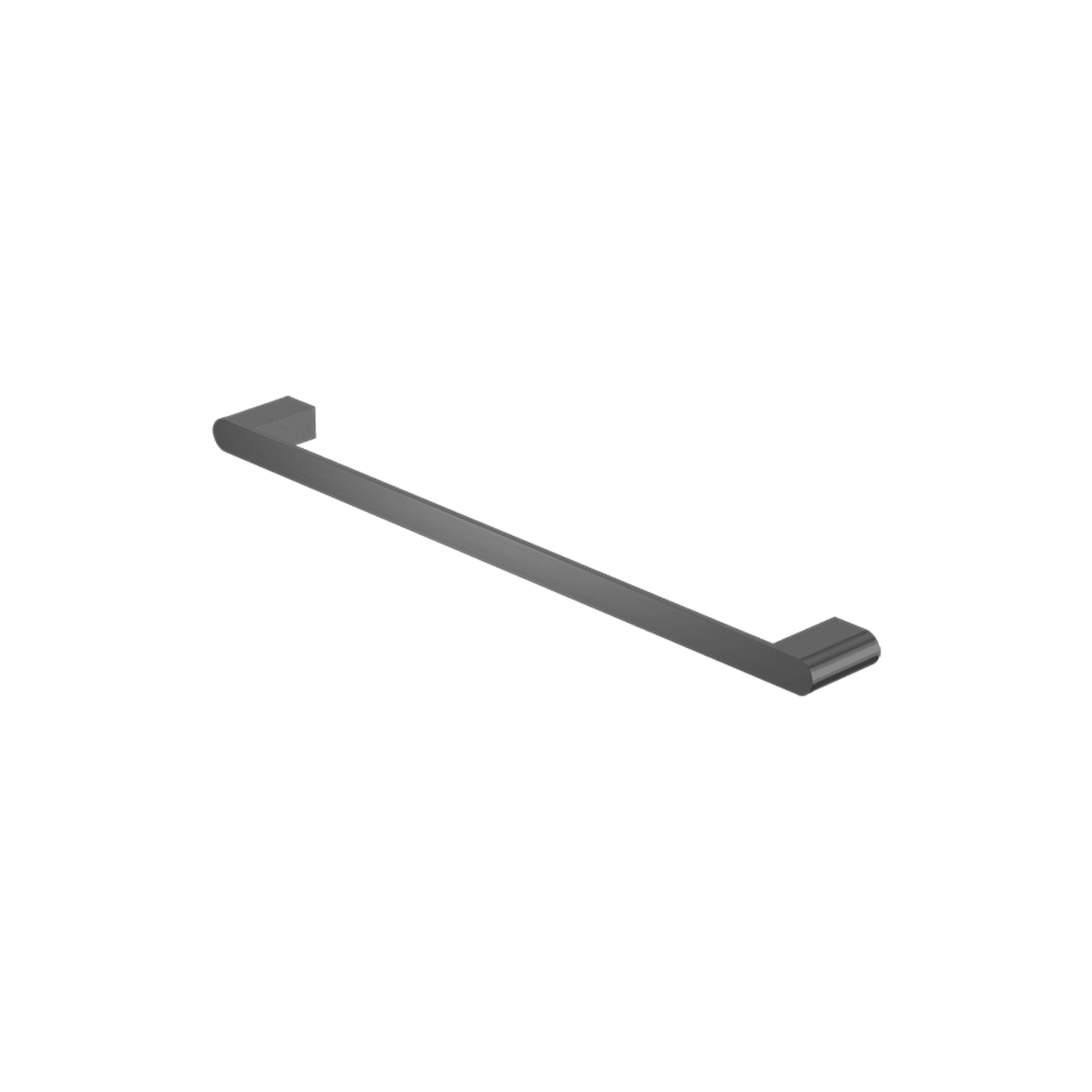 Bianca Single Towel Rail 600mm | Gun Metal gallery detail image