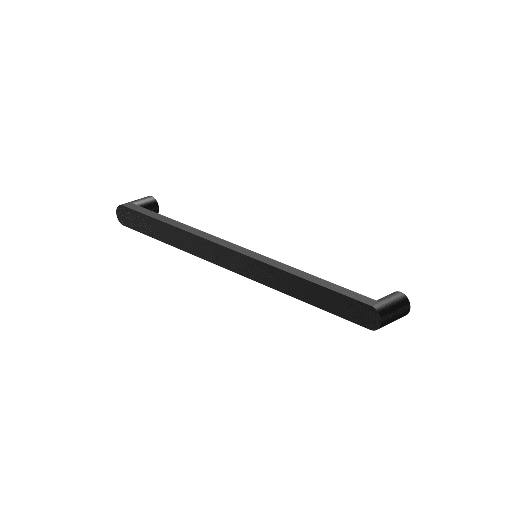 Bianca 240V Single Heated Towel Rail Matte Black gallery detail image