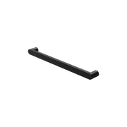 Bianca 240V Single Heated Towel Rail Matte Black gallery detail image