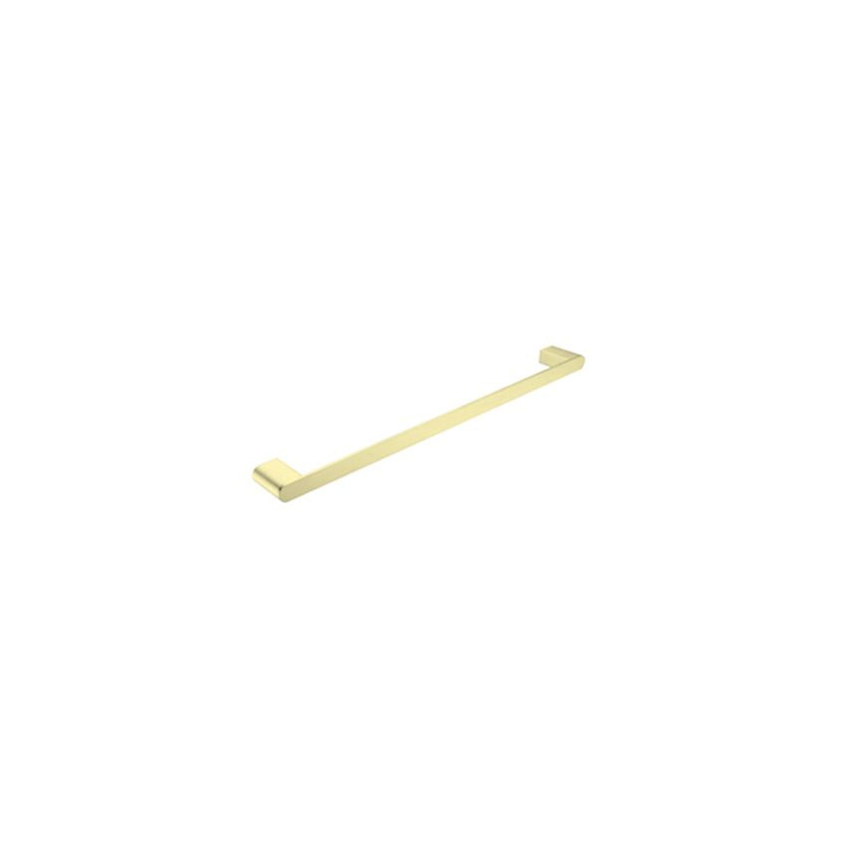 Bianca Single Towel Rail 800mm | Brushed Gold gallery detail image