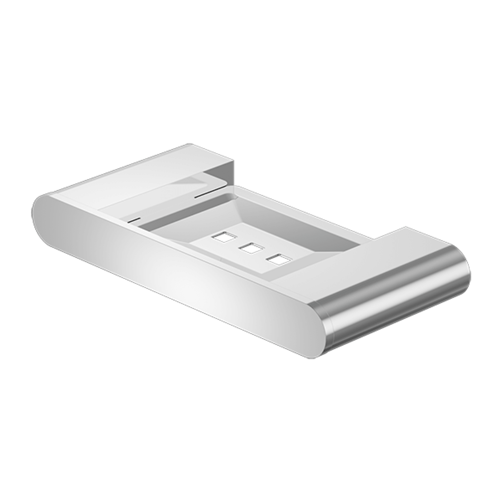 Bianca Soap Dish Holder | Chrome gallery detail image