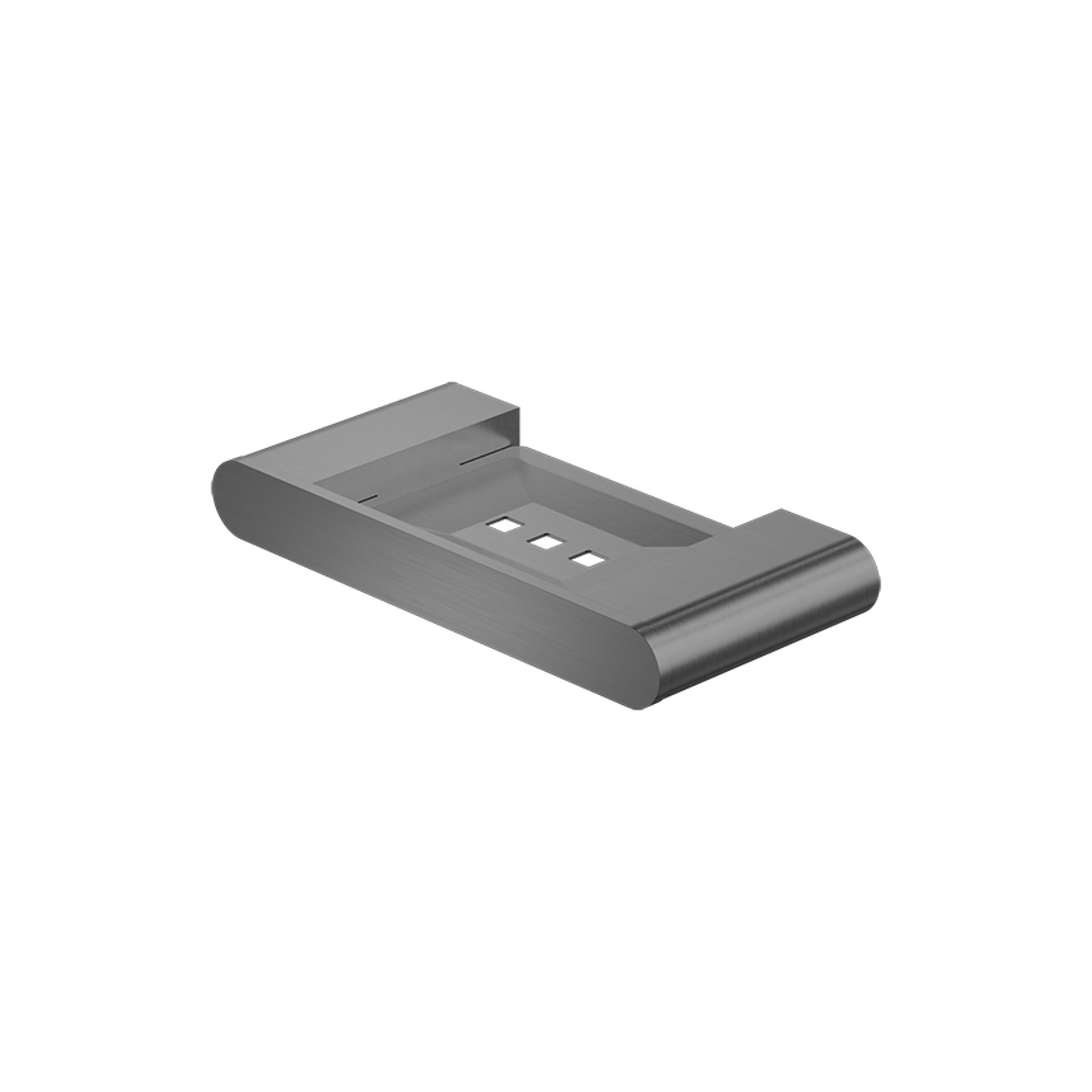 Bianca Soap Dish Holder | Gun Metal gallery detail image