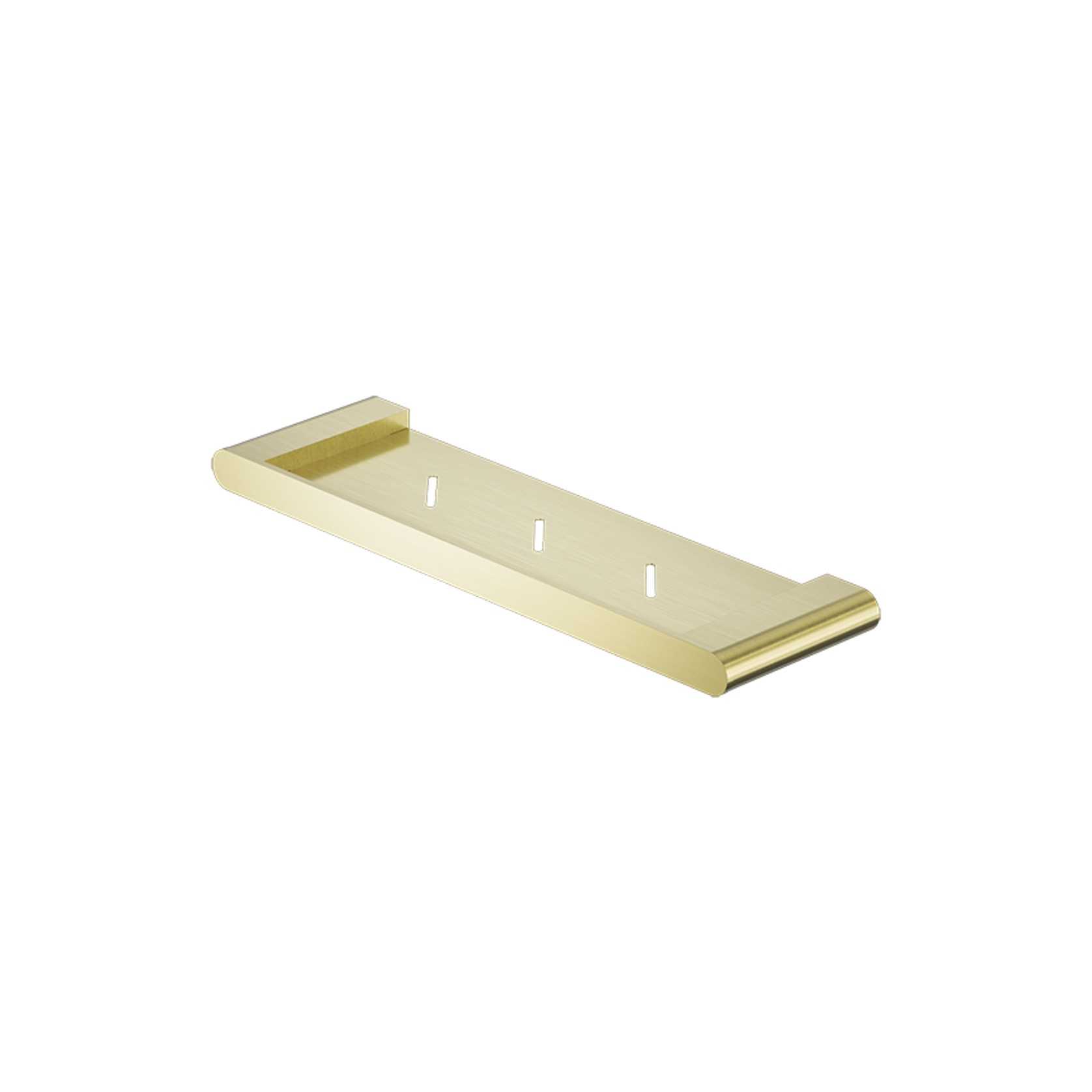 Bianca Metal Shower Shelf | Brushed Gold gallery detail image
