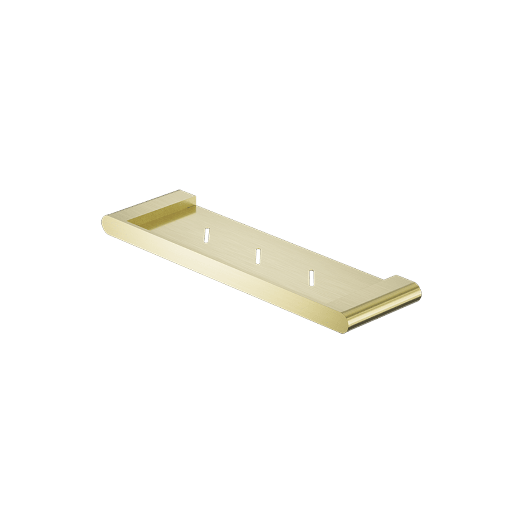 Bianca Metal Shower Shelf | Brushed Gold gallery detail image