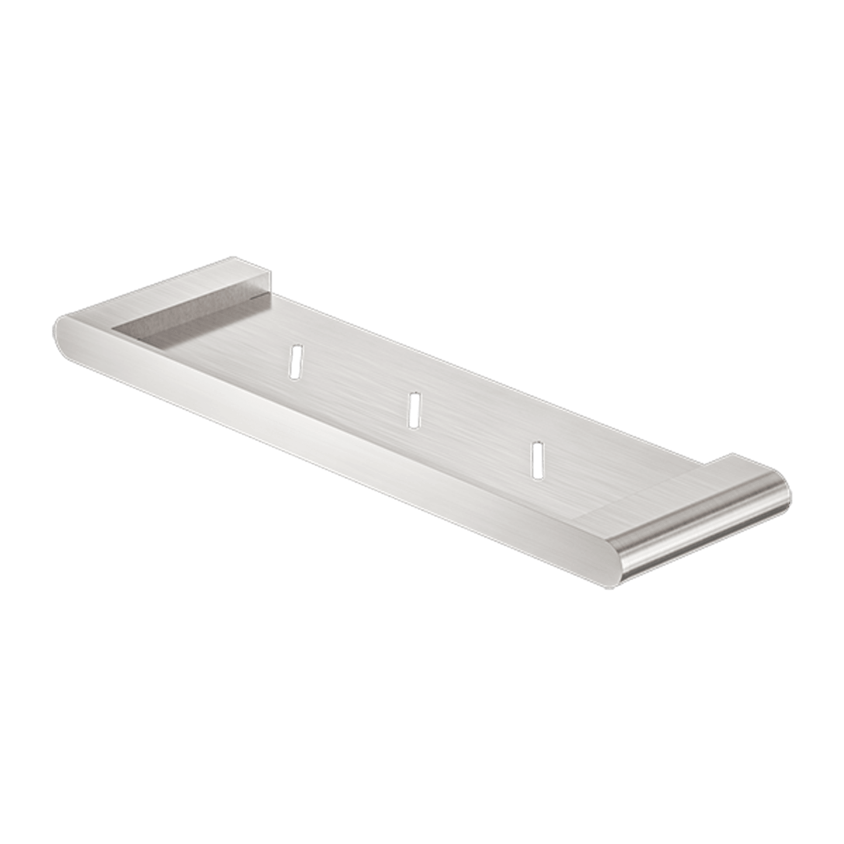 Bianca Metal Shower Shelf | Brushed Nickel gallery detail image