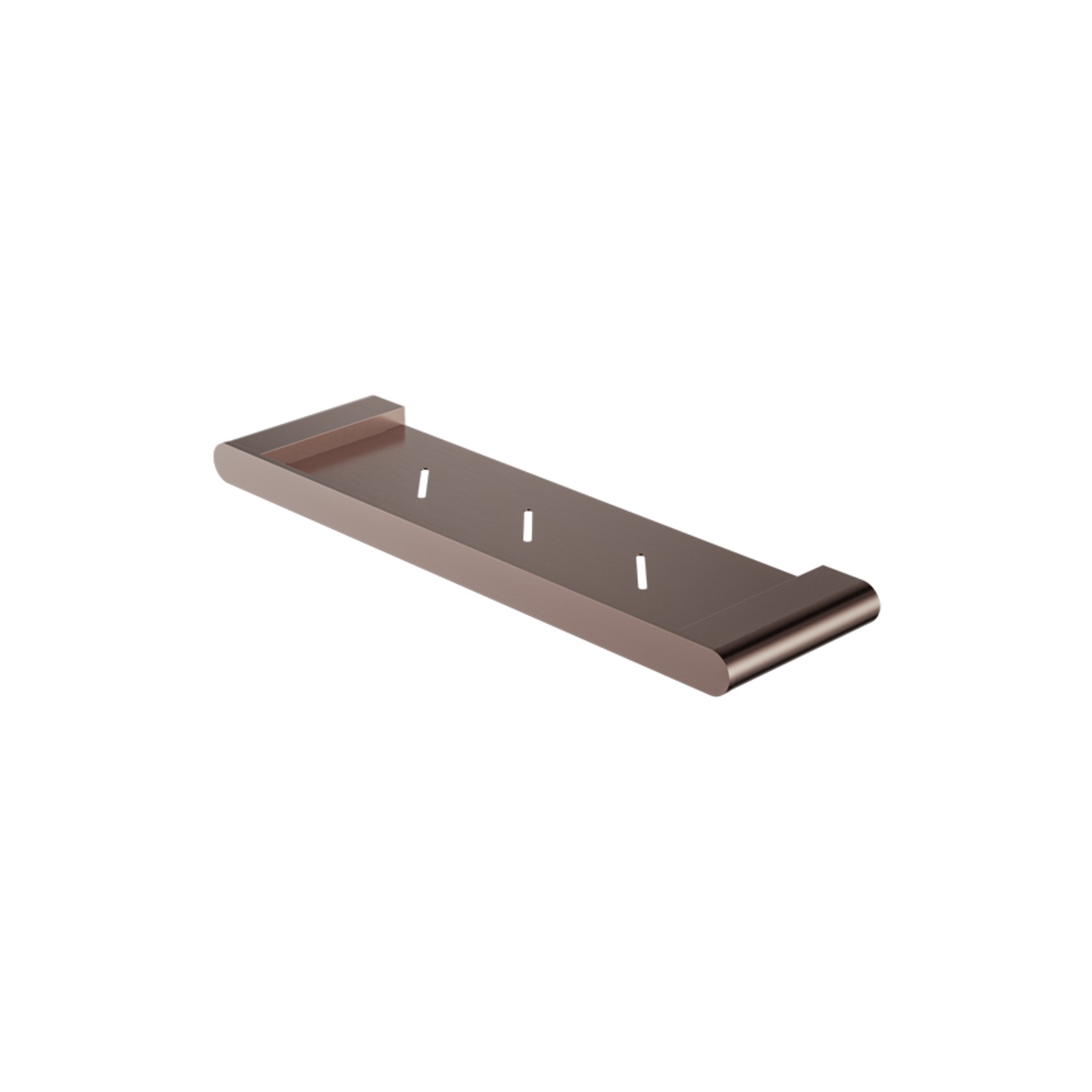 Bianca Metal Shower Shelf | Brushed Bronze gallery detail image
