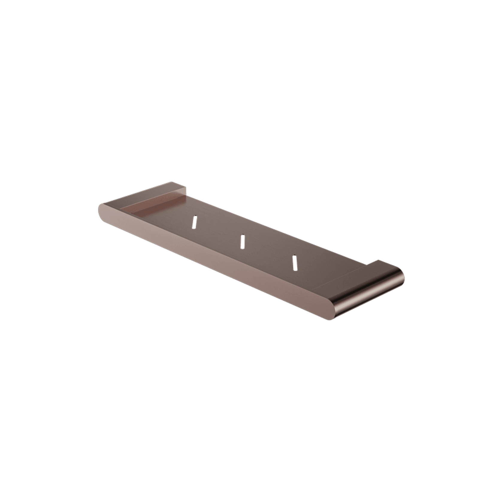 Bianca Metal Shower Shelf | Brushed Bronze gallery detail image