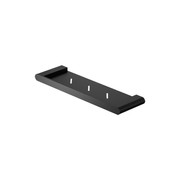 Bianca Metal Shower Shelf | Matte Black gallery detail image