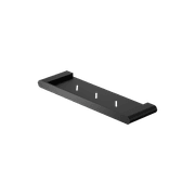 Bianca Metal Shower Shelf | Matte Black gallery detail image